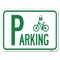 Signmission Parking With Cycle and LockHeavy-Gauge Aluminum Rust Proof Parking Sign, 18" x 24", A-1824-24625 A-1824-24625 - alternate 1